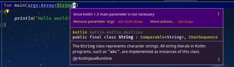 Kotlin Hello World 